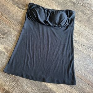 Rue21 New Without Tags Black Sleeveless Tube Top Size Medium Stretchy Padding